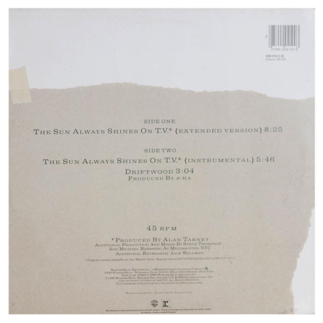 A-HA - THE SUN ALWAYS SHINE ON T.V. | 12" MAXI SINGLE USADO