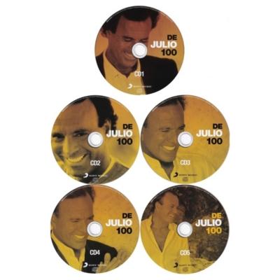 JULIO IGLESIAS - DE JULIO 100 (5CD) | BOXSET