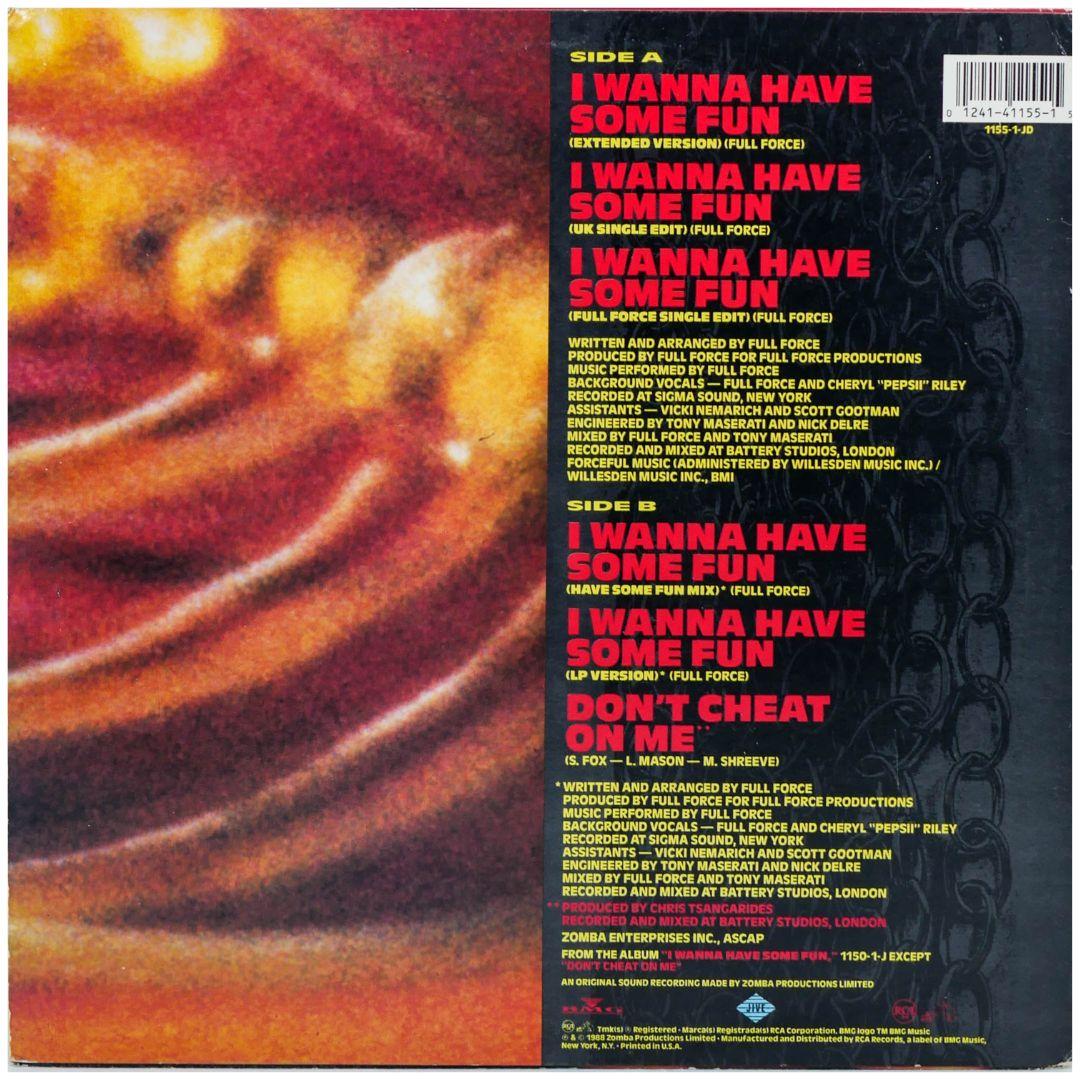 SAMANTHA FOX - I WANNA HAVE SOME FUN | 12" MAXI SINGLE USADO