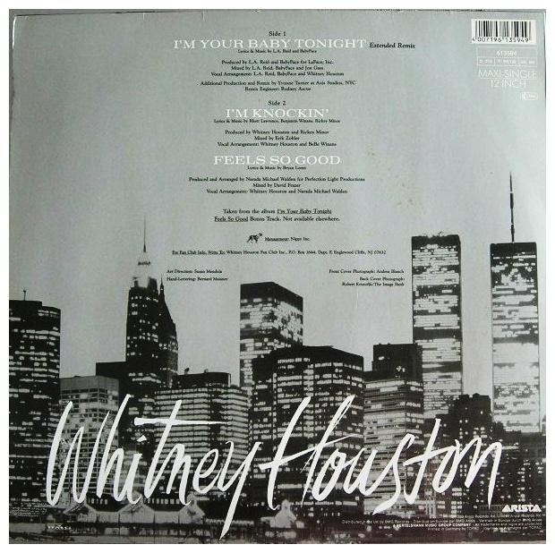 WHITNEY HOUSTON - I M YOUR BABY TONIGHT | 12" MAXI SINGLE USADO