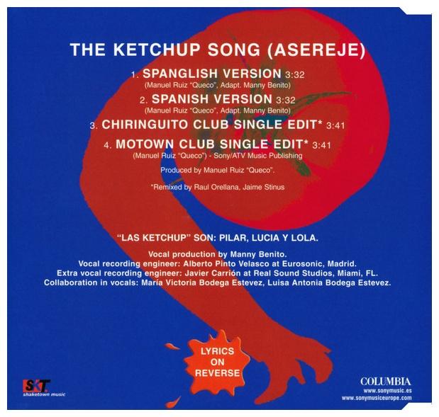 LAS KETCHUP - THE KETCHUP SONG (ASEREJE) | CD SINGLE USADO