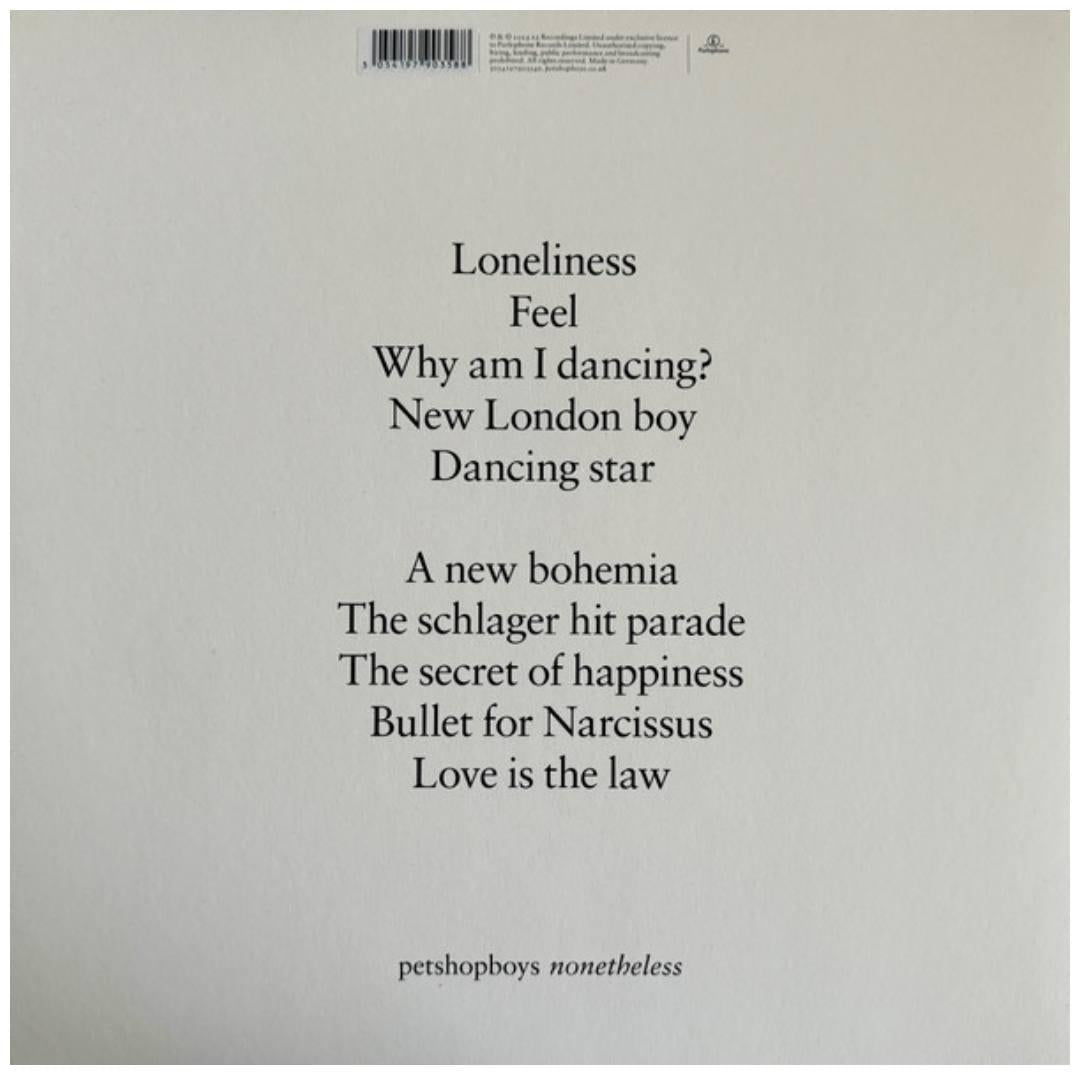 PET SHOP BOYS - NONETHELESS | VINILO