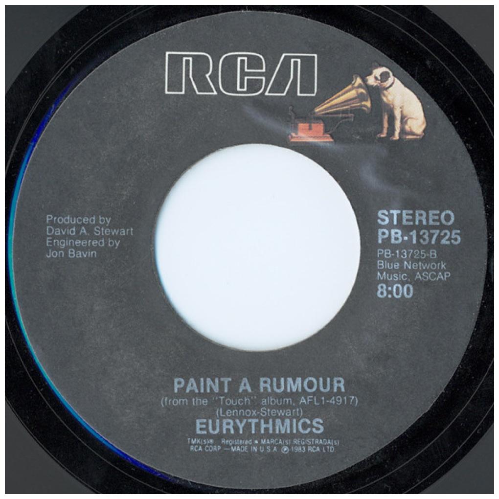 EURYTHMICS - HERE COMES THE RAIN AGAIN | 7" SINGLE USADO