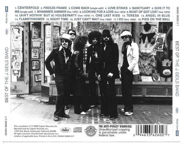 J. GEILS BAND - BEST OF | CD