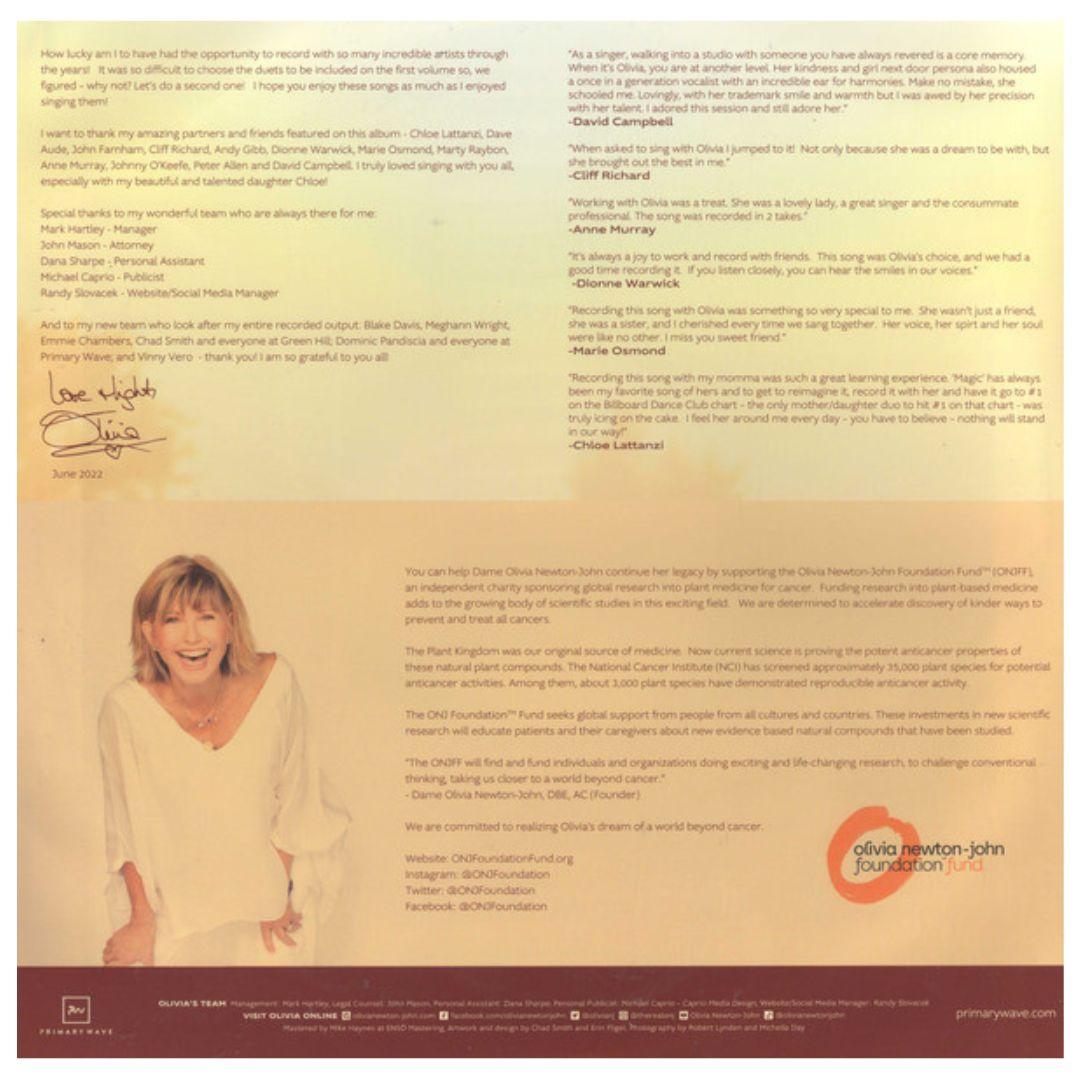 OLIVIA NEWTON JOHN - THE DUETS COLLECTION (VOL.2) | VINILO