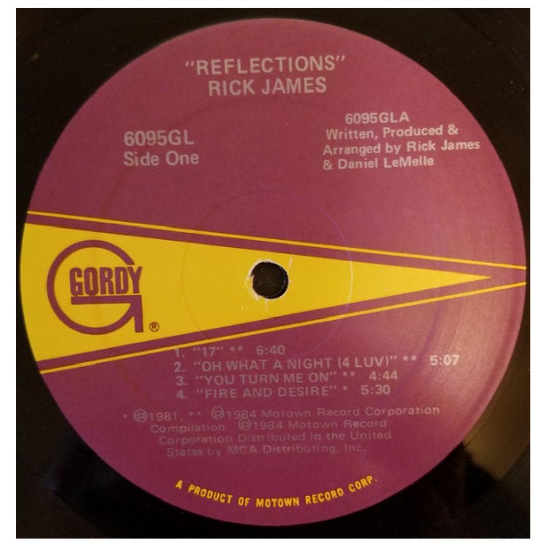 RICK JAMES - REFLECTIONS: GREATEST HITS (COLORED POSTER) | VINILO