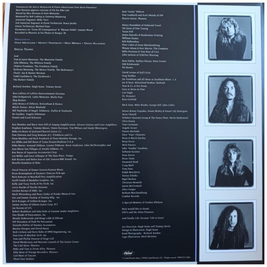 MEGADETH - YOUTHANASIA (2LP) | VINILO