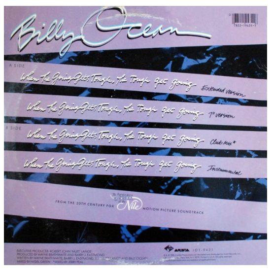 BILLY OCEAN - WHEN THE GOING GETS TOUGH, THE TOUCH GET GOING | 12" MAXI SINGLE USADO
