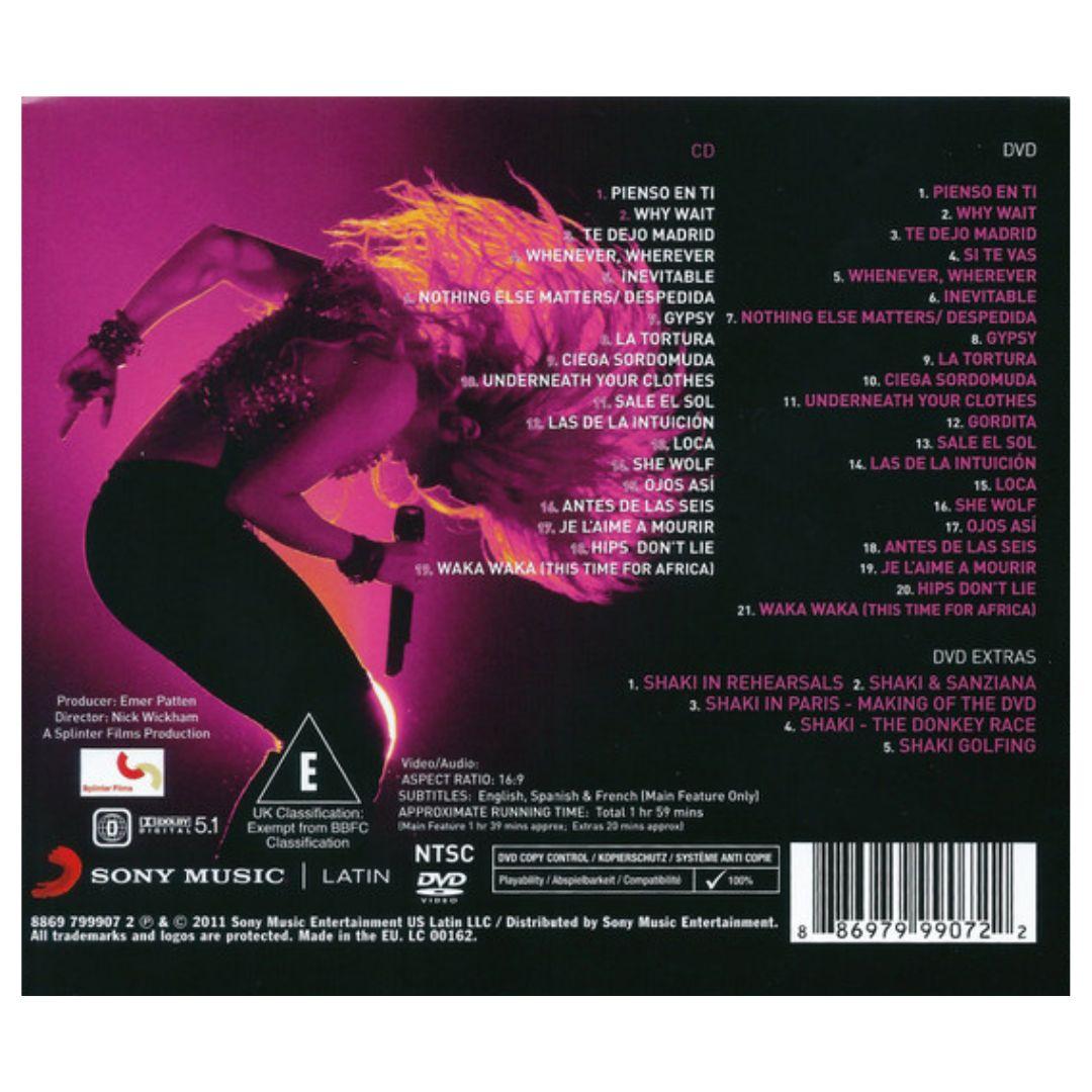 SHAKIRA - LIVE FROM PARIS (CD+DVD) | CD