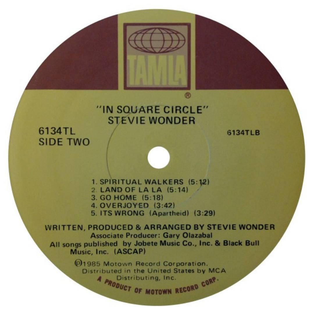 STEVIE WONDER - IN SQUARE CIRCLE | VINILO USADO