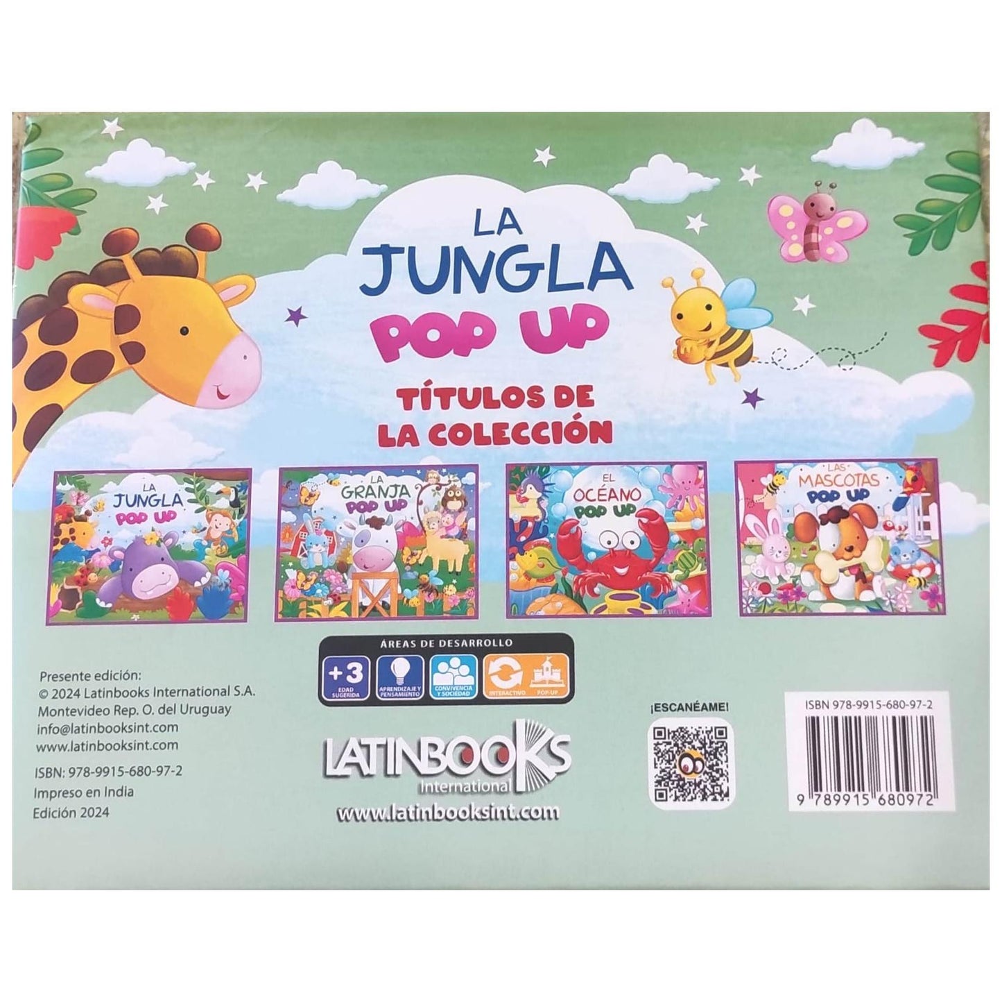 POP UP PEQUES - LA JUNGLA (TAPA DURA) - EQUIPO EDITORIAL | LIBRO