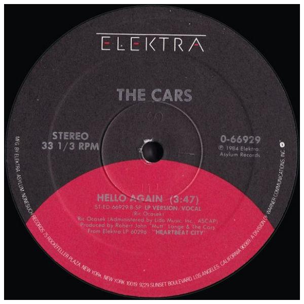 THE CARS - HELLO AGAIN | 12" MAXI SINGLE USADO