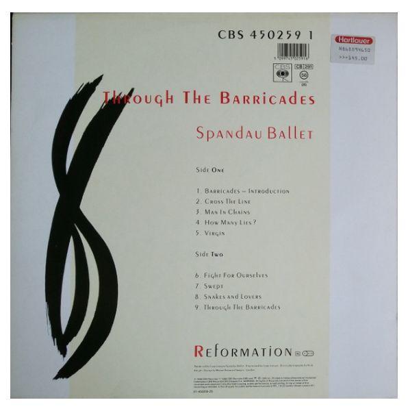 SPANDAU BALLET - THROUGH THE BARRICADES | VINILO USADO