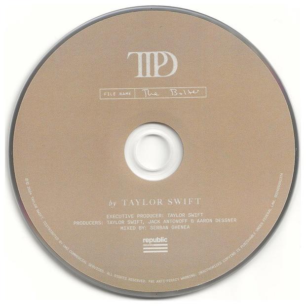 TAYLOR SWIFT - THE TORTURED POETS DEPARTAMENT (THE BOLTER EDITION) | CD