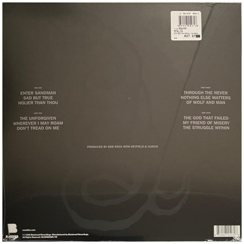 METALLICA - METALLICA: THE BLACK ALBUM (2LP) (EXCLUSIVE BLACKER/MARBLED VINYL) | VINILO