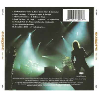 EUROPE - 1982-1992 | CD