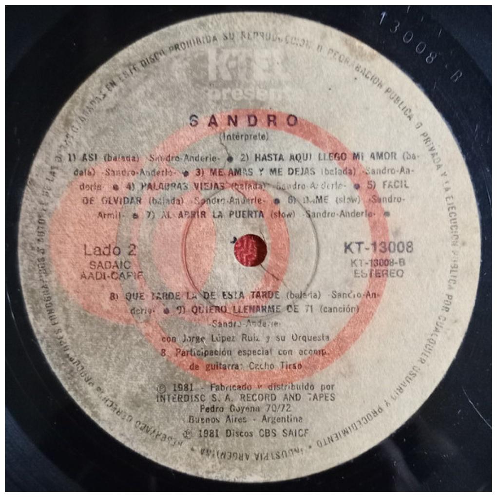 SANDRO - 18 EXITOS ORIGINALES | VINILO USADO