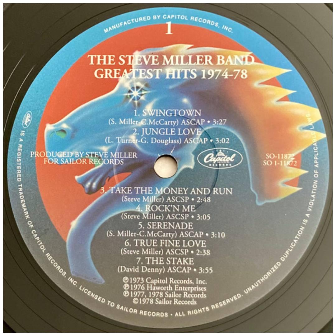 STEVE MILLER BAND - GREATEST HITS | VINILO