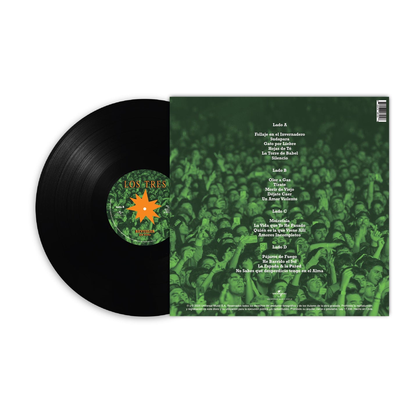 (PREVENTA) LOS TRES - REVUELTA EN VIVO (2LP) | VINILO