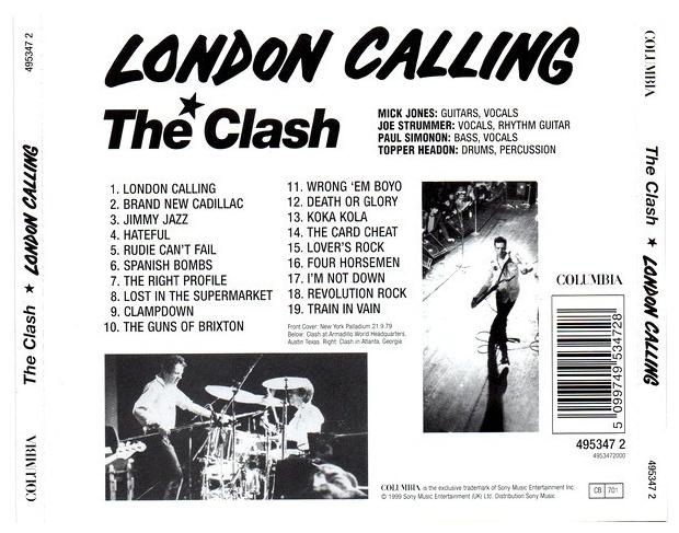 CLASH - LONDON CALLING | CD