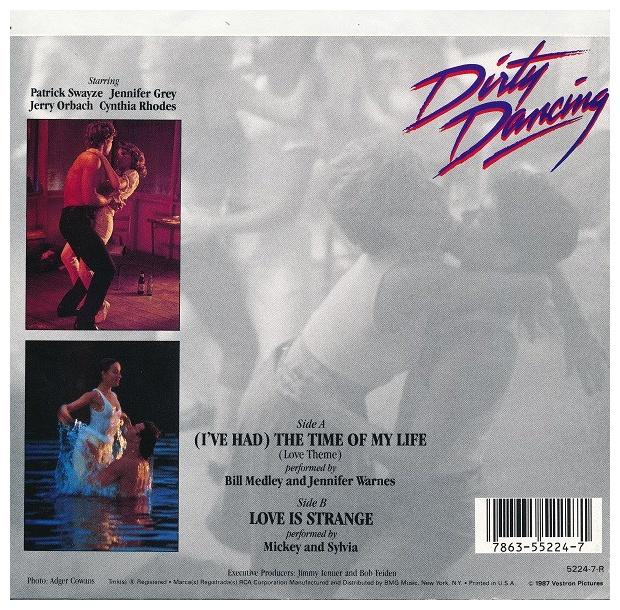 BILL MEDLEY & JENNIFER WARNES - (I VE HAD) THE TIME OF MY LIFE | 7" SINGLE USADO