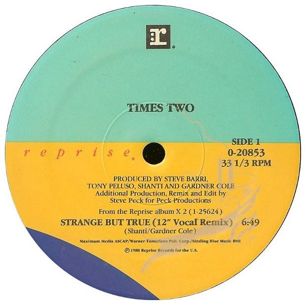 TIMES TWO - STRANGE BUT TRUE | 12" MAXI SINGLE USADO