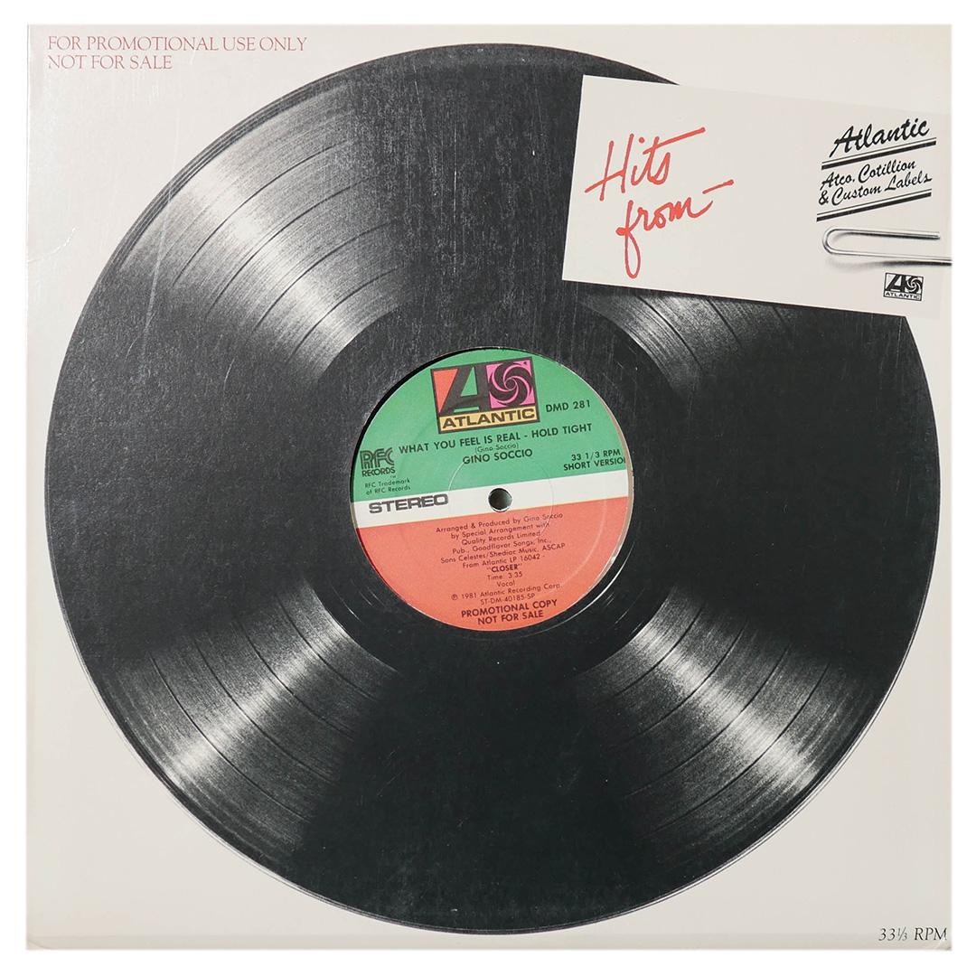 GINO SOCCIO - WHAT YOU FEEL IS REAL - HOLD TIGHT | 12" MAXI SINGLE USADO
