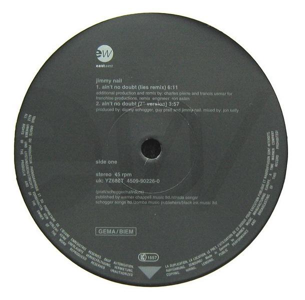 JIMMY NAIL - AIN T NO DOUBT | 12" MAXI SINGLE USADO