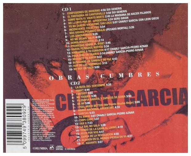 CHARLY GARCIA - OBRAS CUMBRES (2CD) | CD