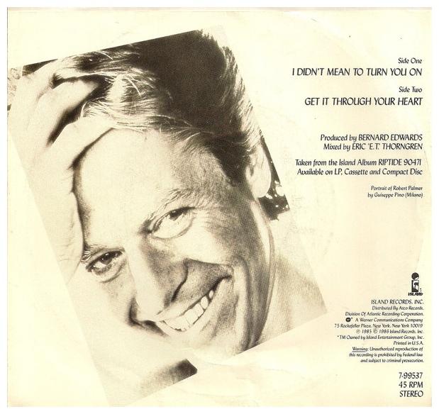 ROBERT PALMER - I DIDN T MEAN TO TURN YOU ON | 7" SINGLE VINILO USADO