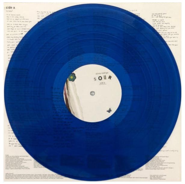 OLIVIA RODRIGO - SOUR (ALTERNATIVE ARTWORK+POSTER)(BLUE VINYL) | VINILO