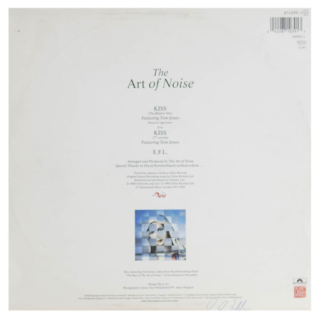 ART OF NOISE FT. TOM JONES - KISS | 12" MAXI SINGLE USADO