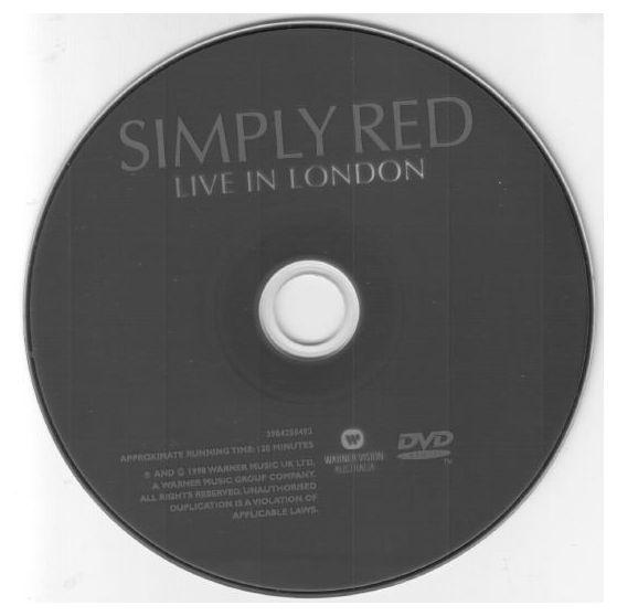 SIMPLY RED - LIVE IN LONDON | DVD