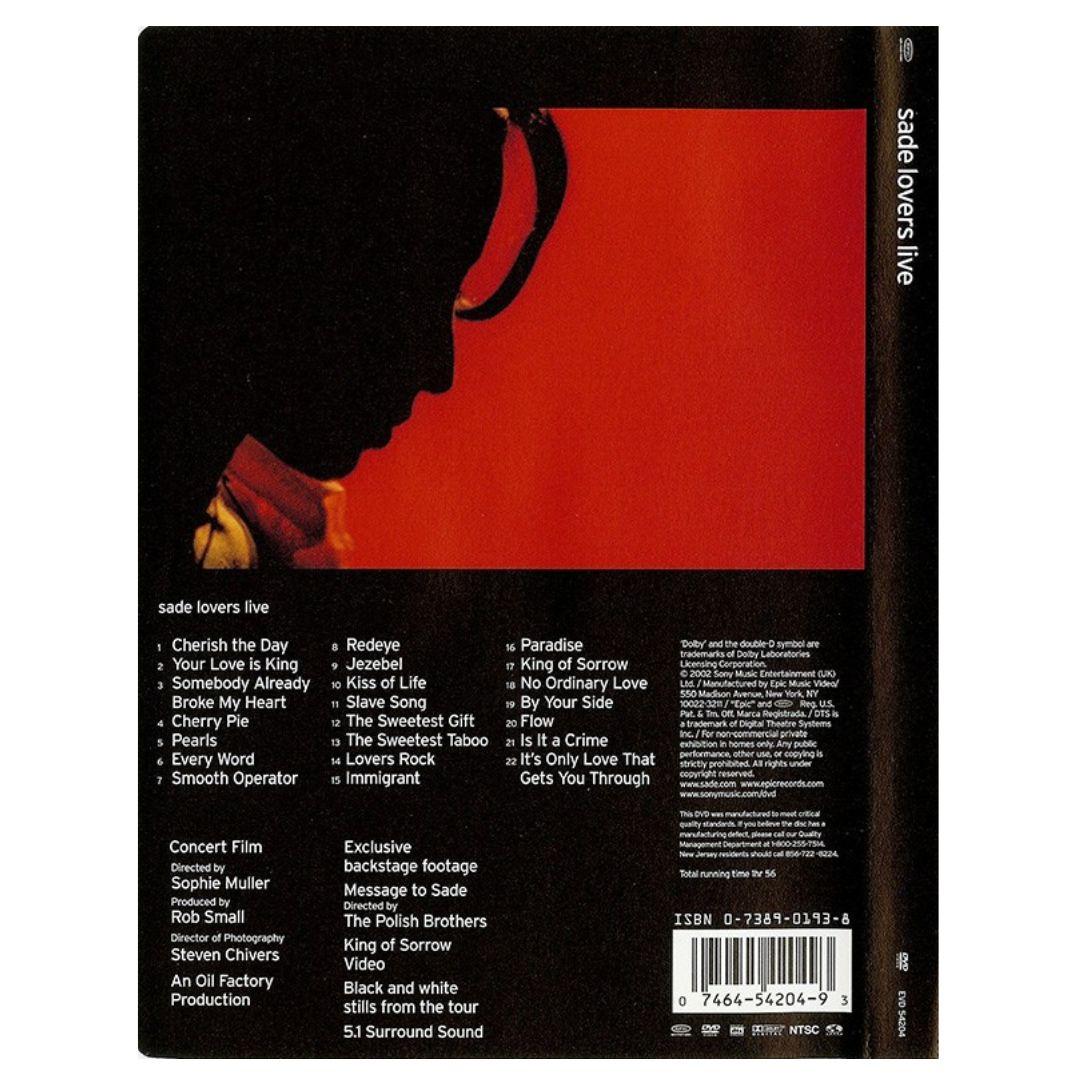 SADE - LOVERS LIVE (DVD) | DVD