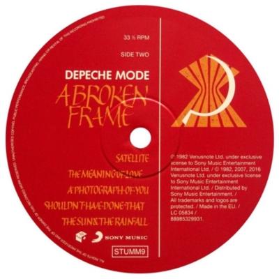 DEPECHE MODE - A BROKEN FRAME | VINILO
