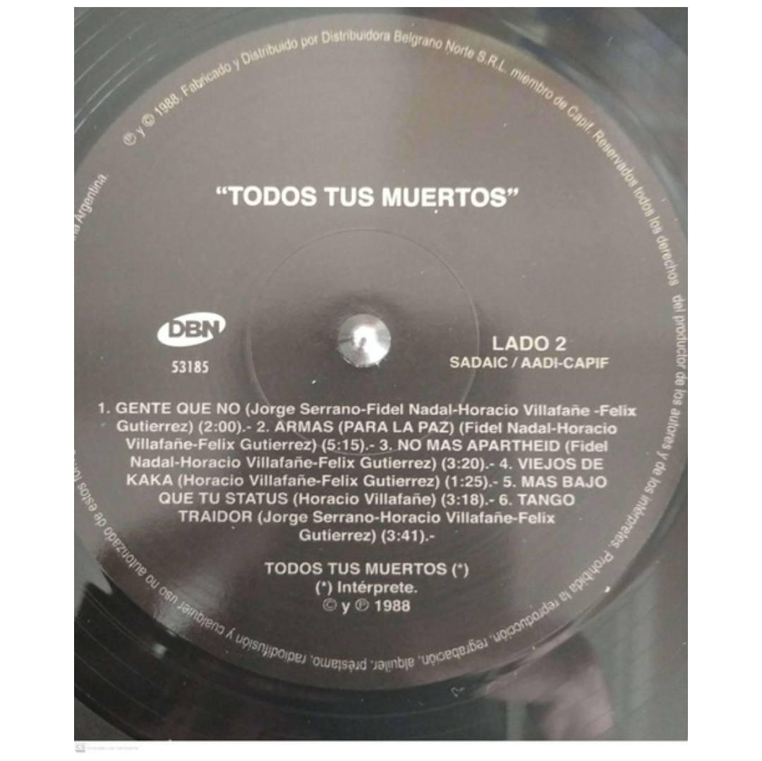 TODOS TUS MUERTOS - TODOS TUS MUERTOS | VINILO
