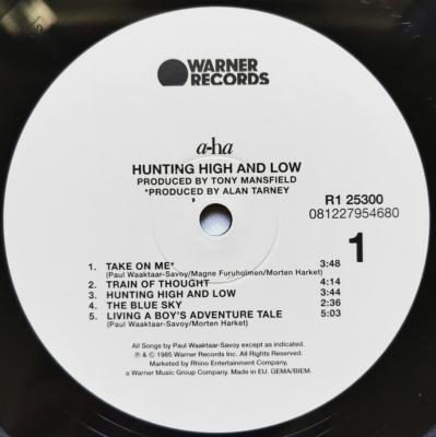 A-HA - HUNTING HIGH LOW | VINILO