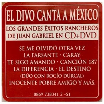 JUAN GABRIEL - EL DIVO CANTA A MEXICO (CD+DVD) | CD