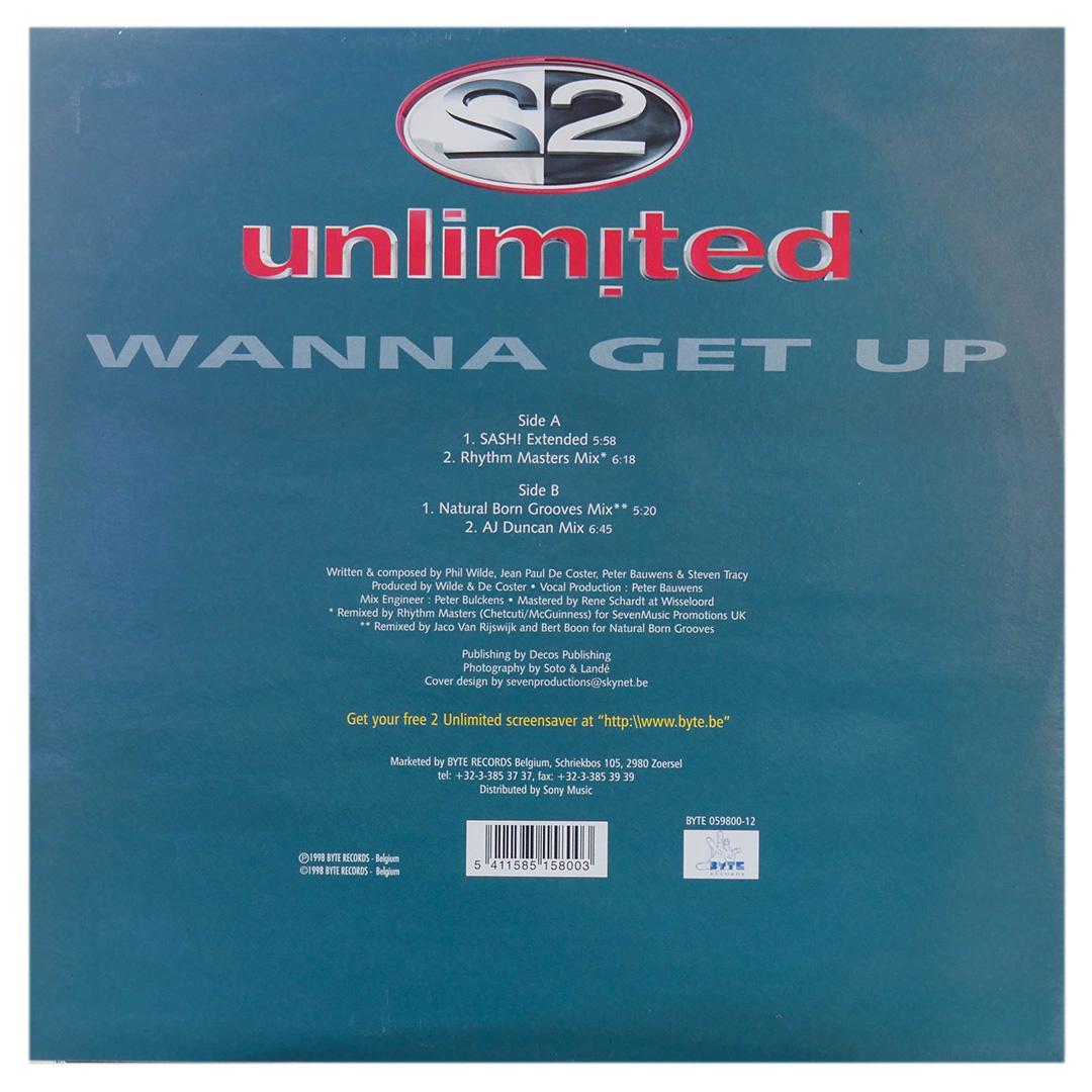 2 UNLIMITED - WANNA GET UP | 12" MAXI SINGLE USADO