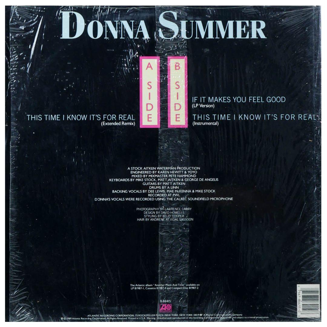 DONNA SUMMER - THIS TIME I KNOW IT S FOR REAL | 12" MAXI SINGLE USADO
