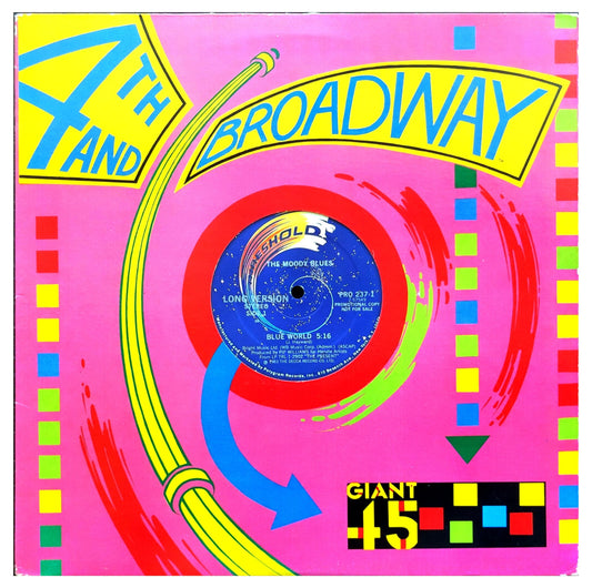 MOODY BLUES  -  BLUE WORLD | 12" MAXI SINGLE USADO
