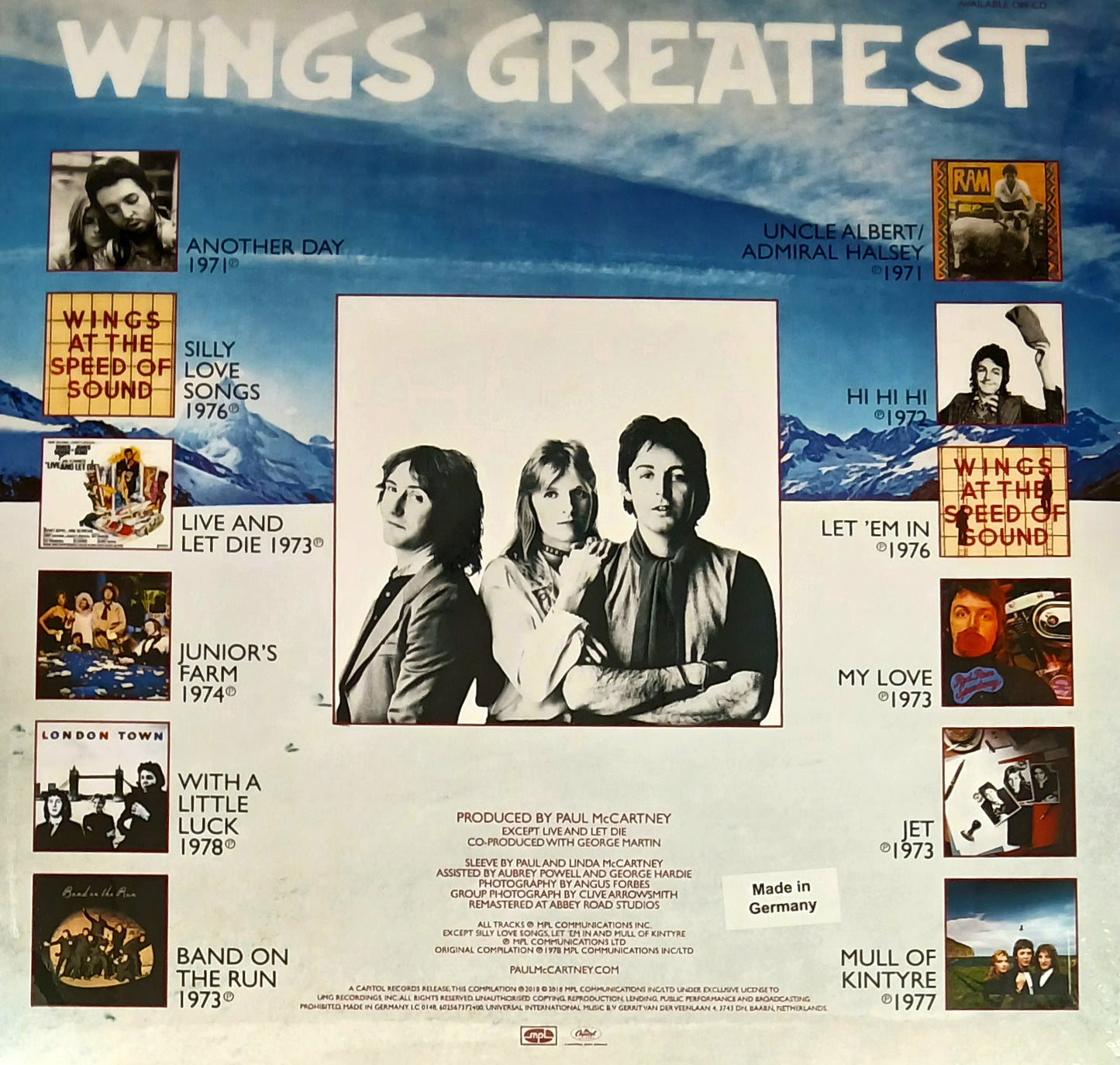 PAUL McCARTNEY & WINGS - GREATEST | VINILO