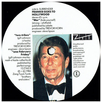 FRANKIE GOES HOLLYWOOD - TWO TRIBES | 12" MAXI SINGLE VINILO USADO