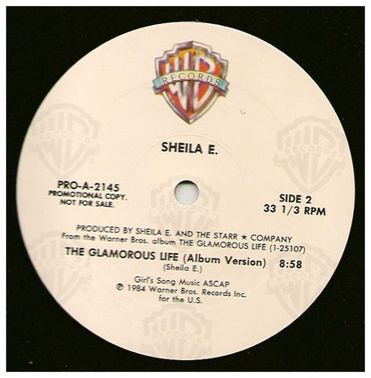 SHEILA E - THE GLAMOROUS LIFE | 12" MAXI SINGLE VINILO USADO
