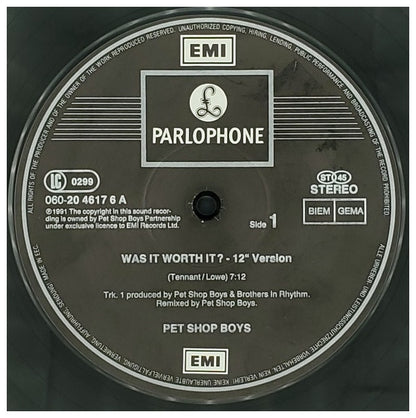 PET SHOP BOYS - WAS IT WORTH IT? | 12" MAXI SINGLE VINILO USADO