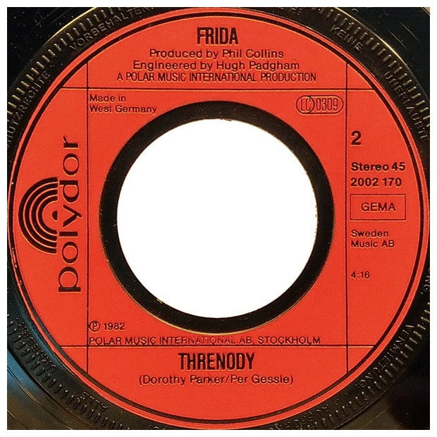 FRIDA - I KNOW THERE S SOMETHING GOING ON | 7" SINGLE USADO