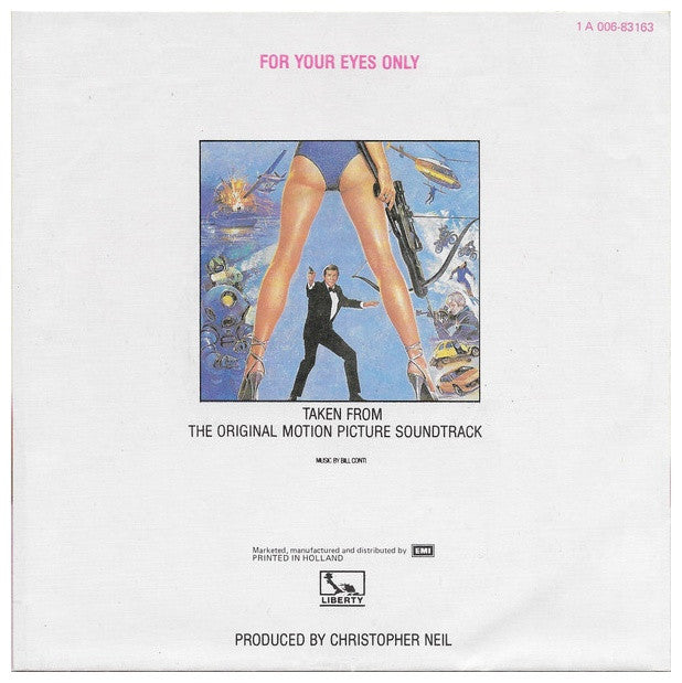 SHEENA EASTON - FOR YOUR EYES ONLY | 7" SINGLE USADO