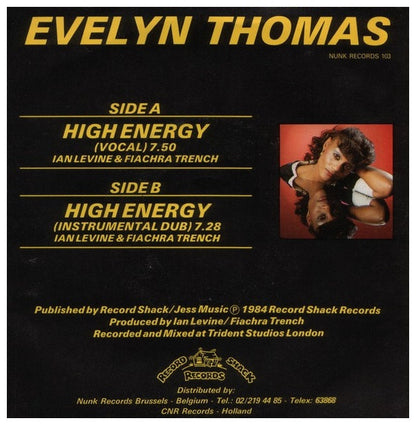 EVELYN THOMAS - HIGH ENERGY | 7" SINGLE USADO