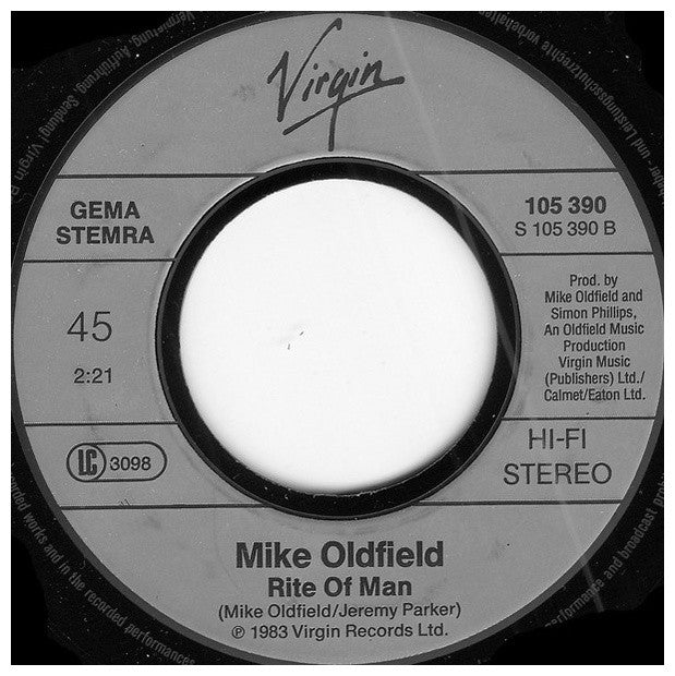 MIKE OLDFIELD - MOONLIGHT SHADOW | 7" SINGLE USADO