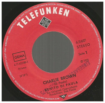 BENITO DI PAULA - CHARLIE BROWN | 7" SINGLE USADO